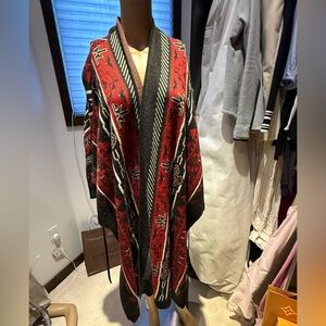 GREY ANTICS Y2K Women's Red and Black Patterned wrap